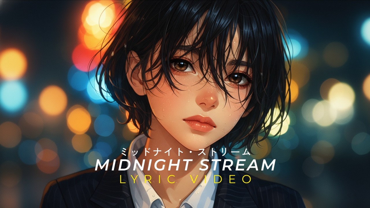 Midnight Stream (Official Lyric Video) | Japanese City Pop