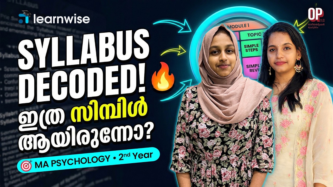 Orientation Program 11.0 | Syllabus Decoding | MA Psychology 2nd Year | Kerala's No.1 IGNOU Coaching