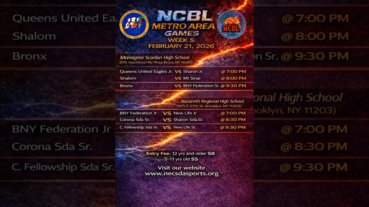 NCBL Jr's Feb 21 26 - BNY Federation vs New Life