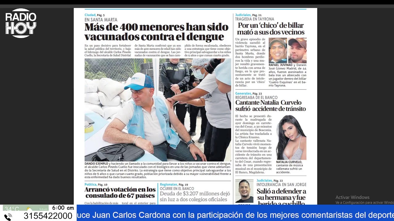 Revista de Prensa 2 de Marzo 2026