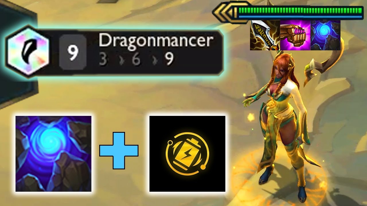 3 Star Karma Q Bug! | 9 Dragonmancer + Blue Battery  | TFT Set 7 Dragonlands
