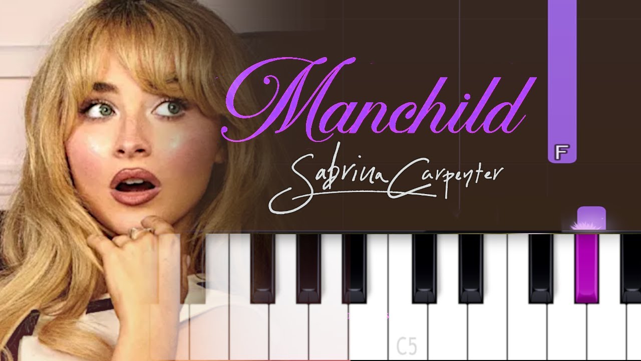 Sabrina Carpenter - Manchild | Piano Tutorial