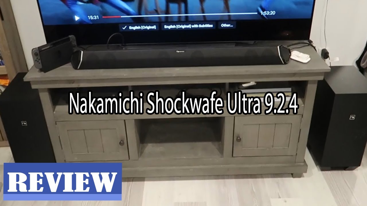 Nakamichi Shockwafe Ultra 9.2.4 Full Review/ Amazing Dolby Atmos Surround Sound With Dual Subwoofers