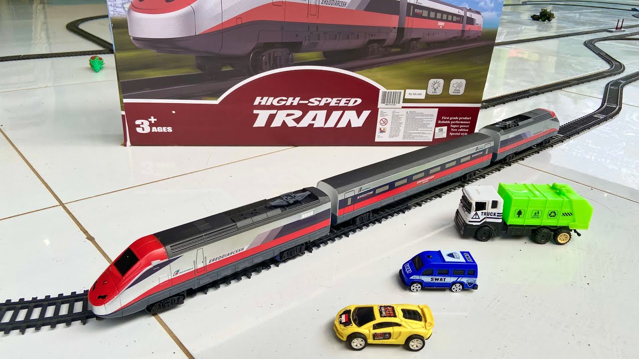 FENFA TRAIN - HIGH SPEED TRAIN ASMR UNBOXING AND TESTING - EUROSTAR TRAIN