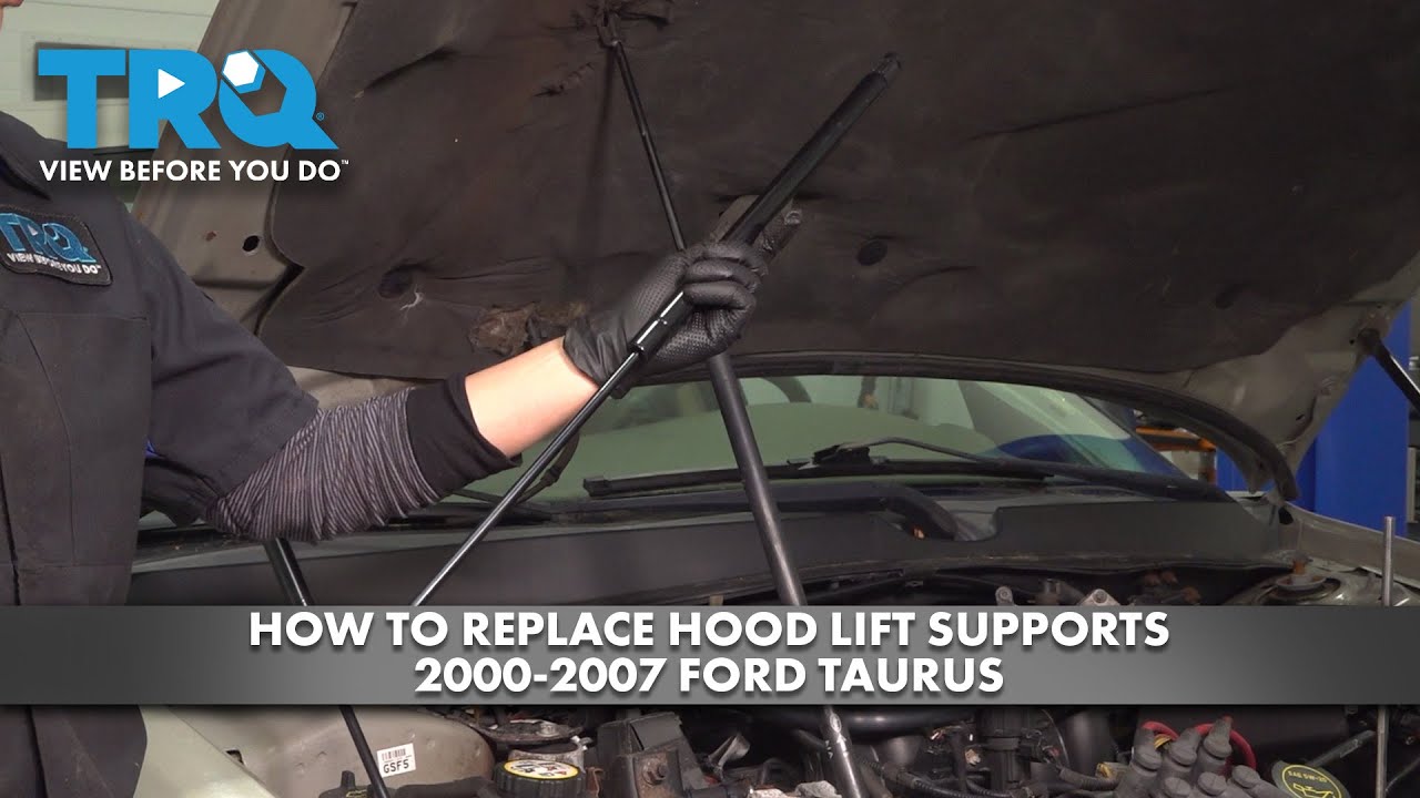 How to Replace Hood Lift Supports 2000-2007 Ford Taurus
