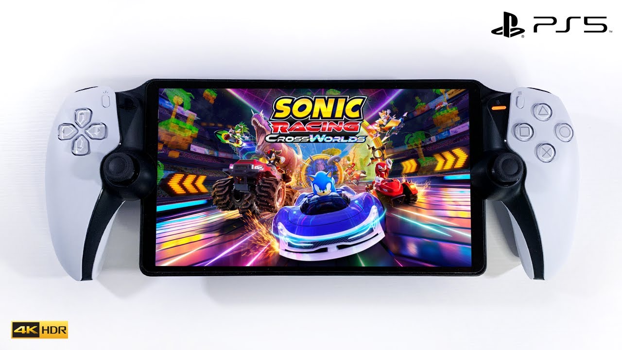 Sonic Racing: Crossworlds (PS5 Handheld Gameplay)