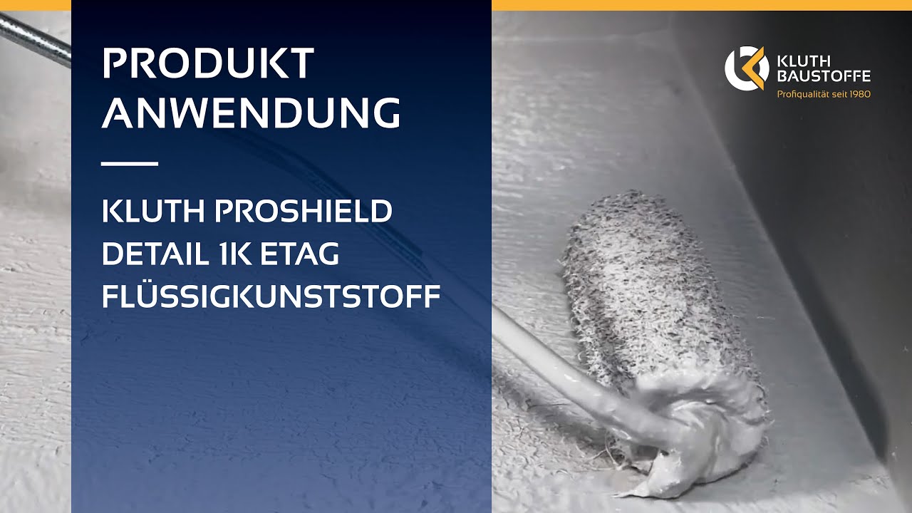 Abdichtung von Details und Anschlüssen mit faserarmiertem Flüssigkunststoff | KLUTH PROSHIELD DETAIL
