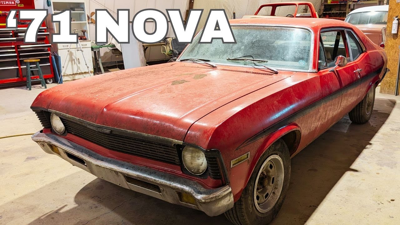 Chevrolet Nova 1971 года — разборка для полной реставрации.