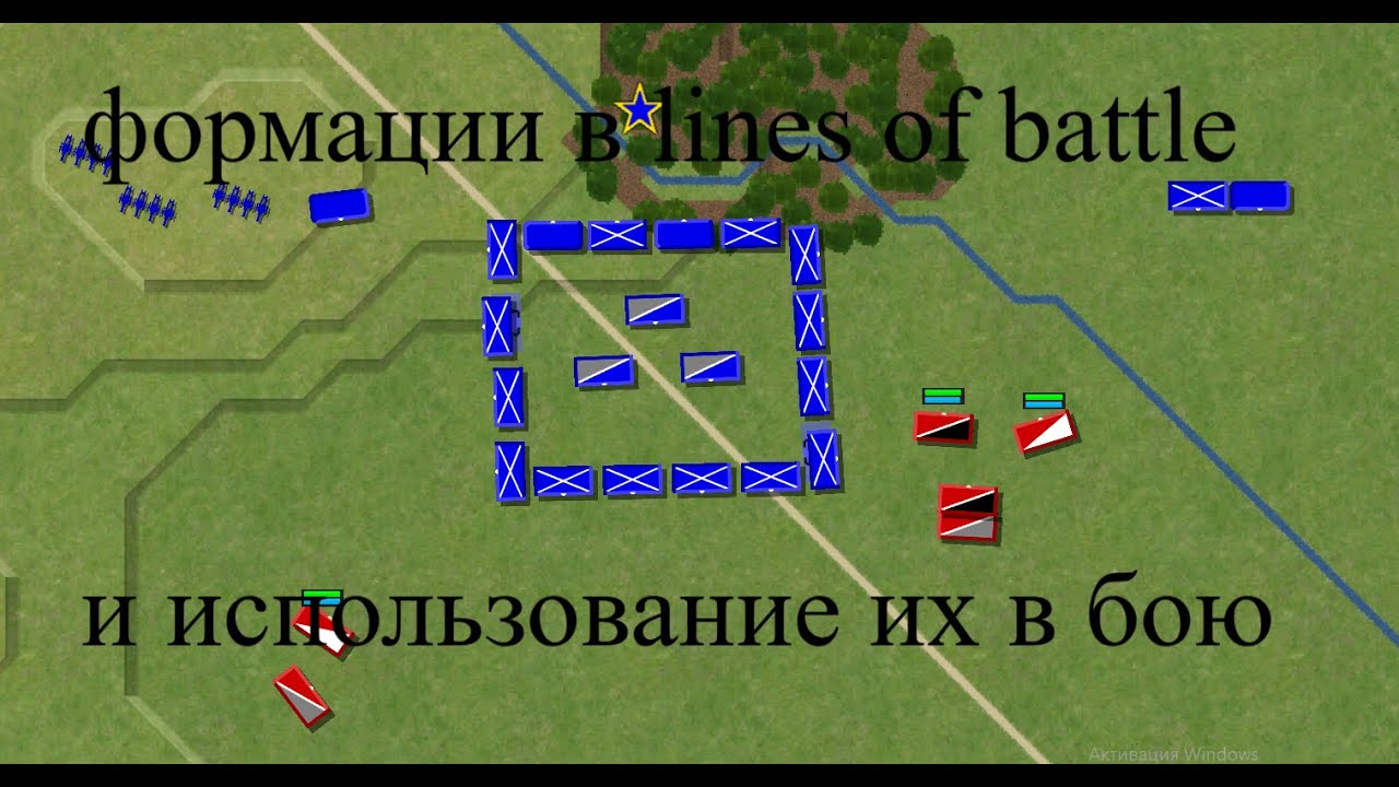формации в lines of battle и их использование в бою