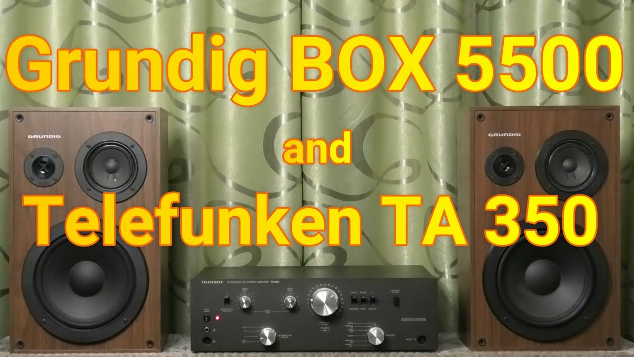 Grundig BOX 5500 and Telefunken TA 350