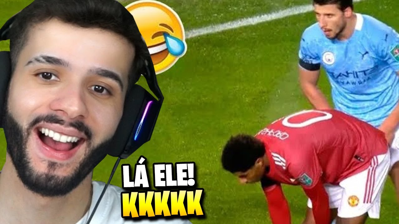 RAF&Atilde;O REAGE AOS MOMENTOS MAIS ENGRA&Ccedil;ADOS DO FUTEBOL!