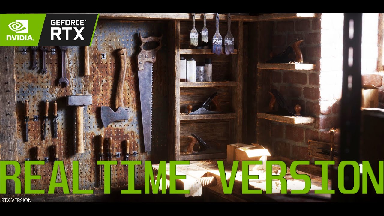 REALTIME Raytracing Version - The Carpenter Cellar