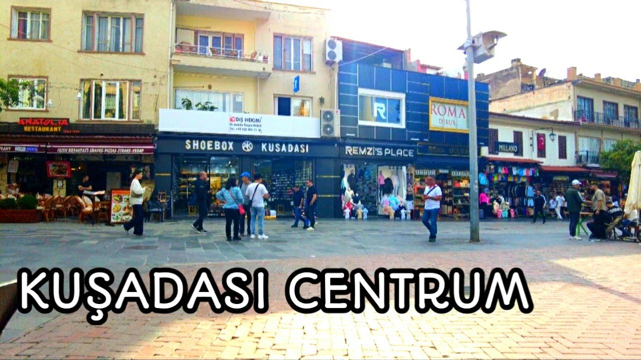KUŞADASI TÜRKIYE CENTRUM WALK | April 2025 | 4k UHD 60fps
