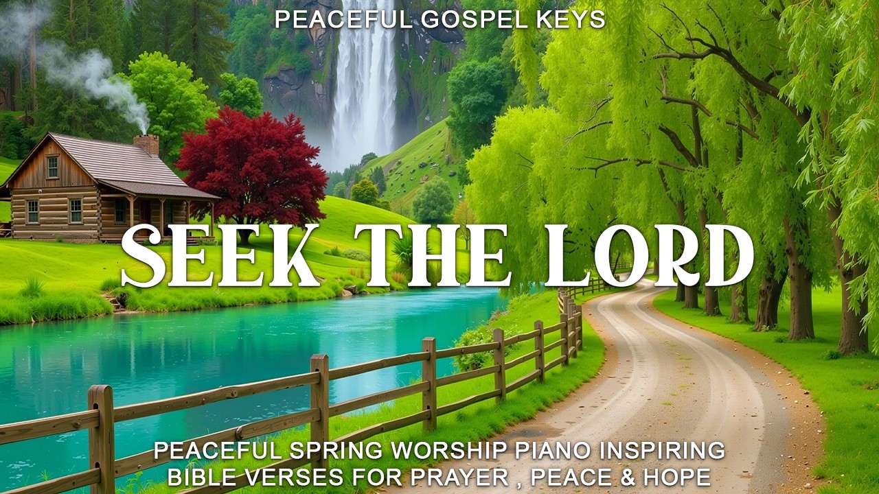 SEEK THE LORD : Peaceful Spring Worship Piano 🌸 Inspiring Bible Verses That Change Lives