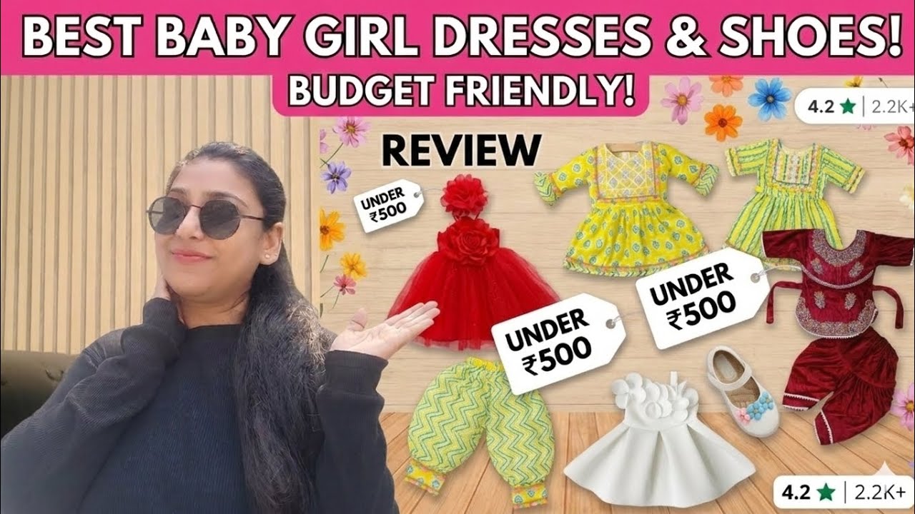 Party time! Affordable outfits for baby girls #KidsStyle #babyfashion #affordable #cheap #partywear