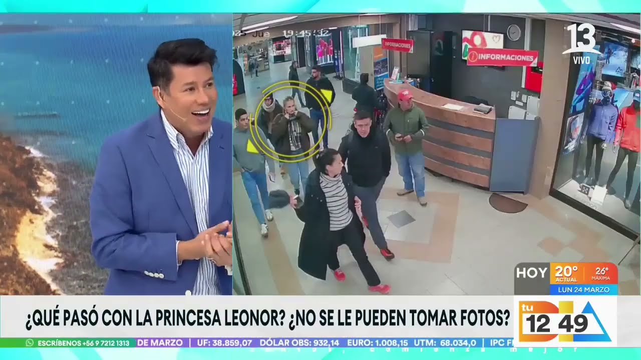 Fiscalía inicia investigación por difusión de fotos de la Princesa Leonor en mall | Tu Día|Canal 13