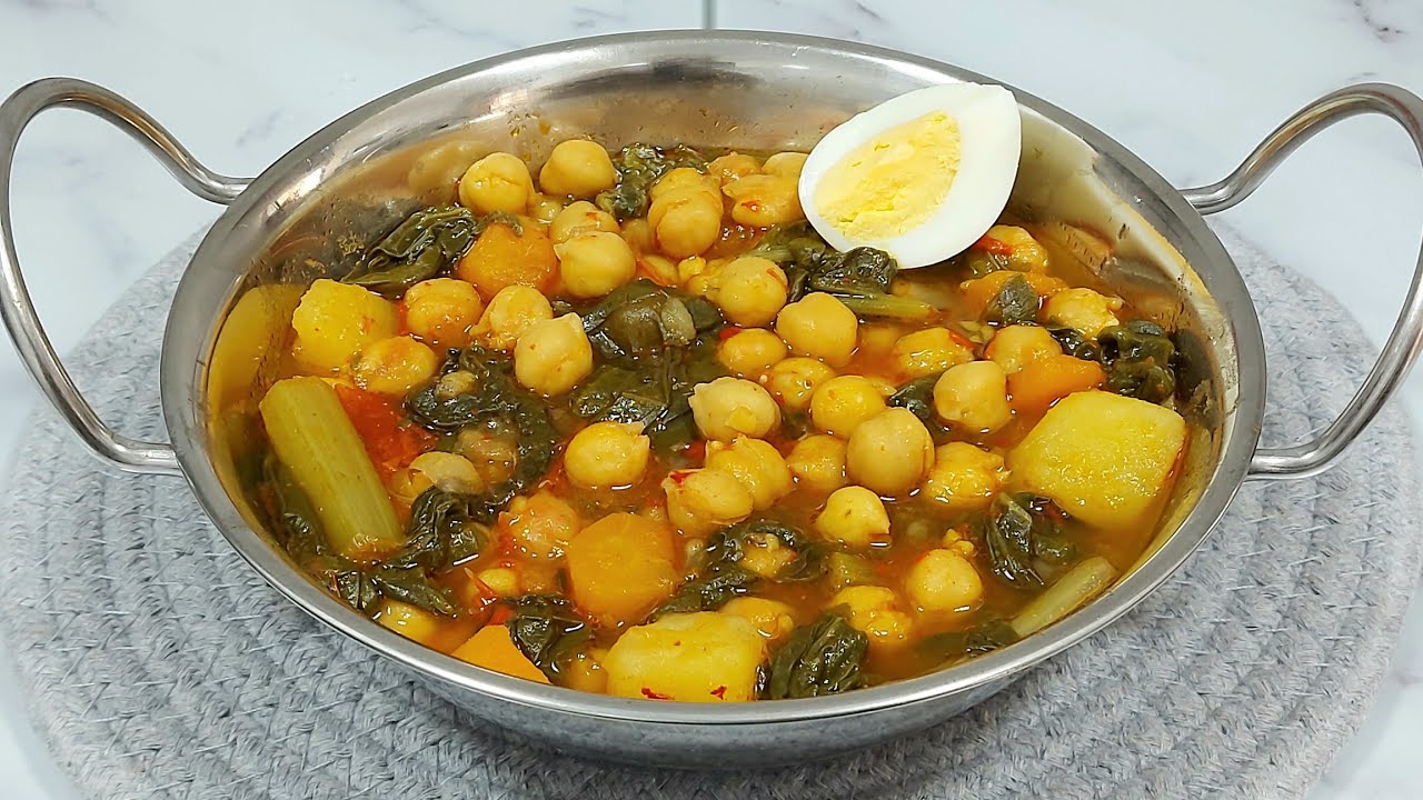 ✝️ EL POTAJE CLÁSICO MÁS RÁPIDO DE GARBANZOS Y ACELGAS 🥬  // BEATRIZ COCINA