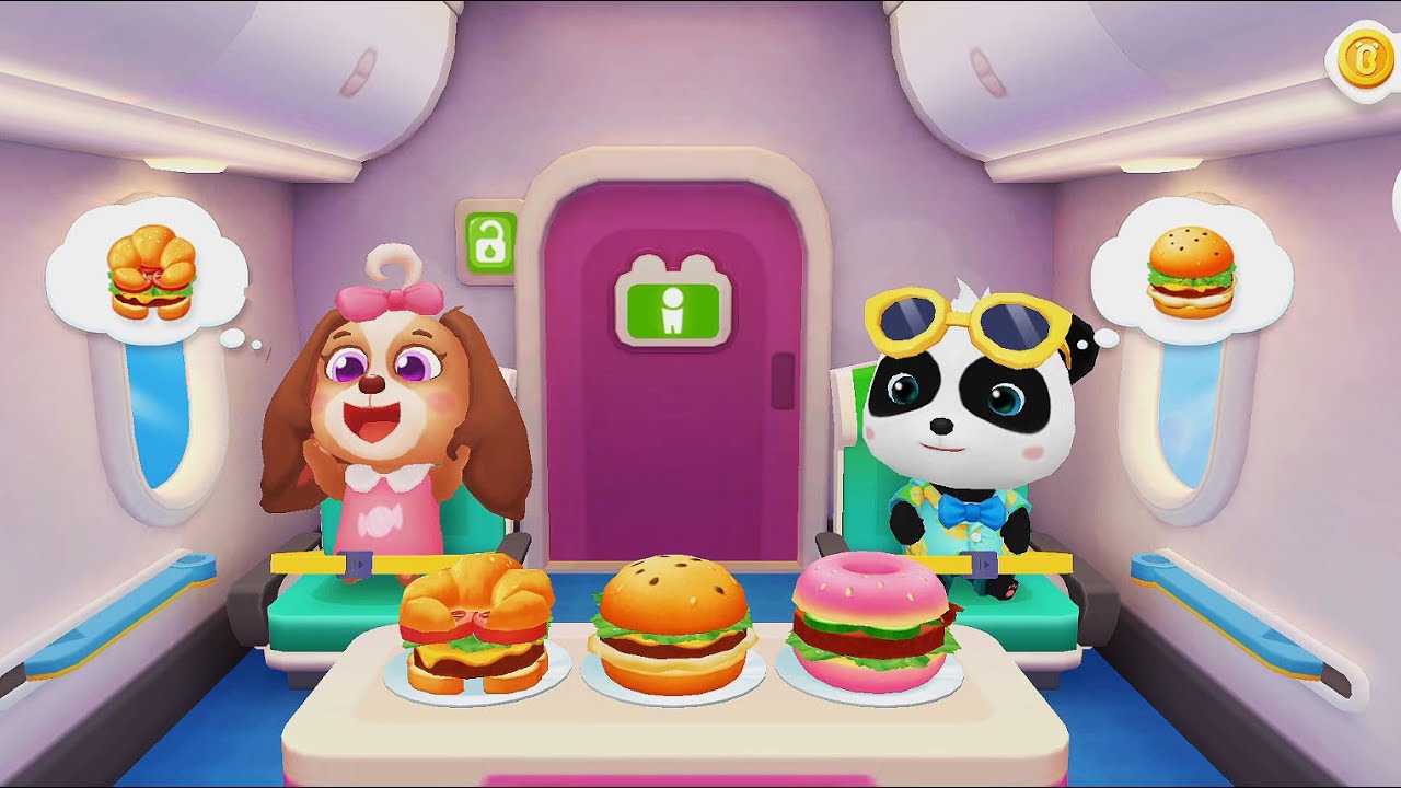 Take Off in Style: Airplanes, Buses & Exciting Adventures! ✈️🚌 | Baby Panda’s 3D Game