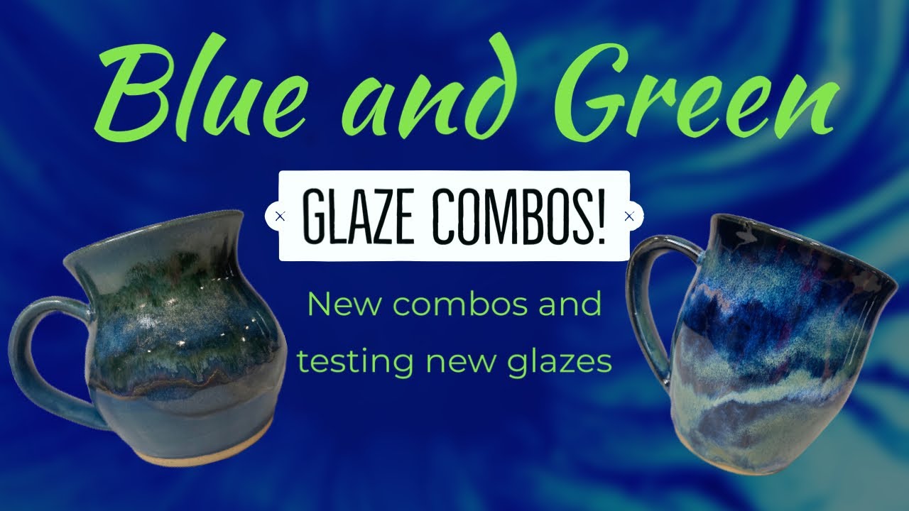 Kiln opening! New blue and green glazes and combos. #pottery #ceramics