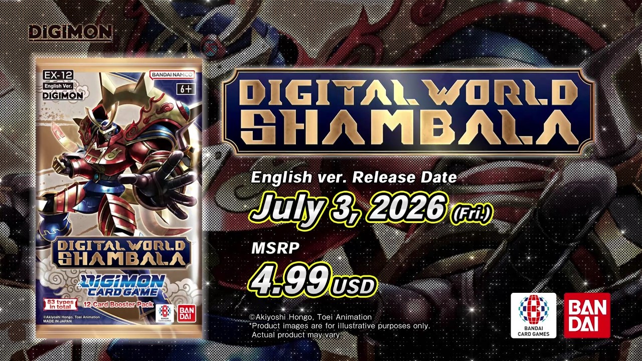 Booster Pack DIGITAL WORLD SHAMBALA [EX-12] Trailer | DIGIMON CARD GAME