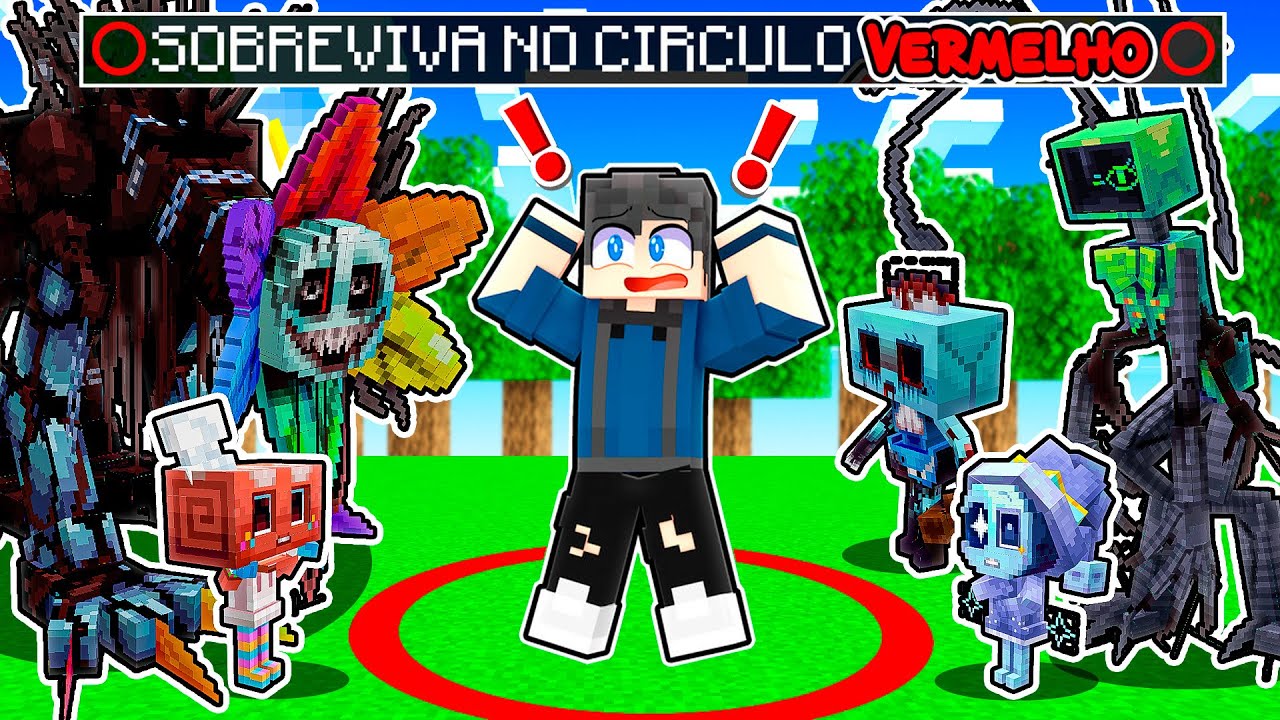 SOBREVIVA no CIRCULO VERMELHO AO DANDY'S WORLD