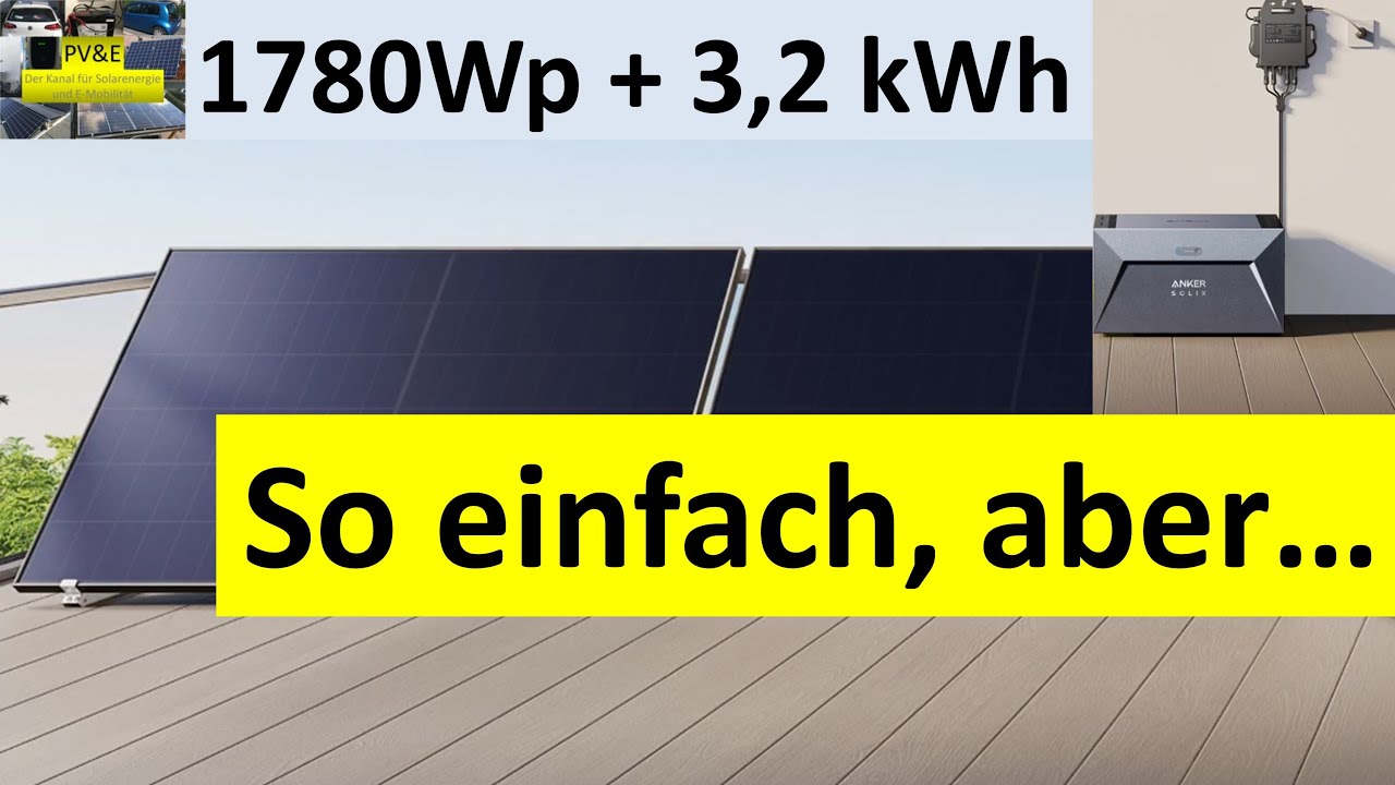 Anker SOLIX Solarbank Dual-System: Mega-Balkonkraftwerk mit 1780Wp IBC, 3.2kWh Speicher, 600/800W