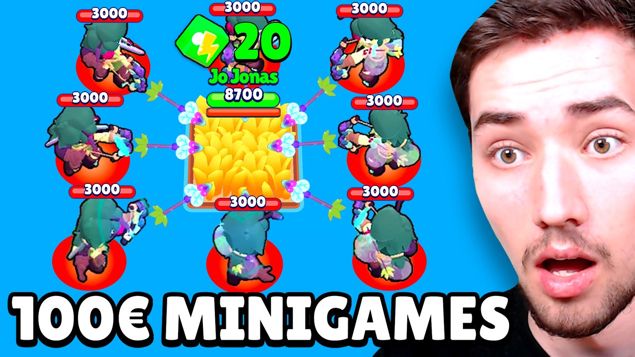 100€ MINIGAMES TURNIER gegen 100 SPIELER! 🏆