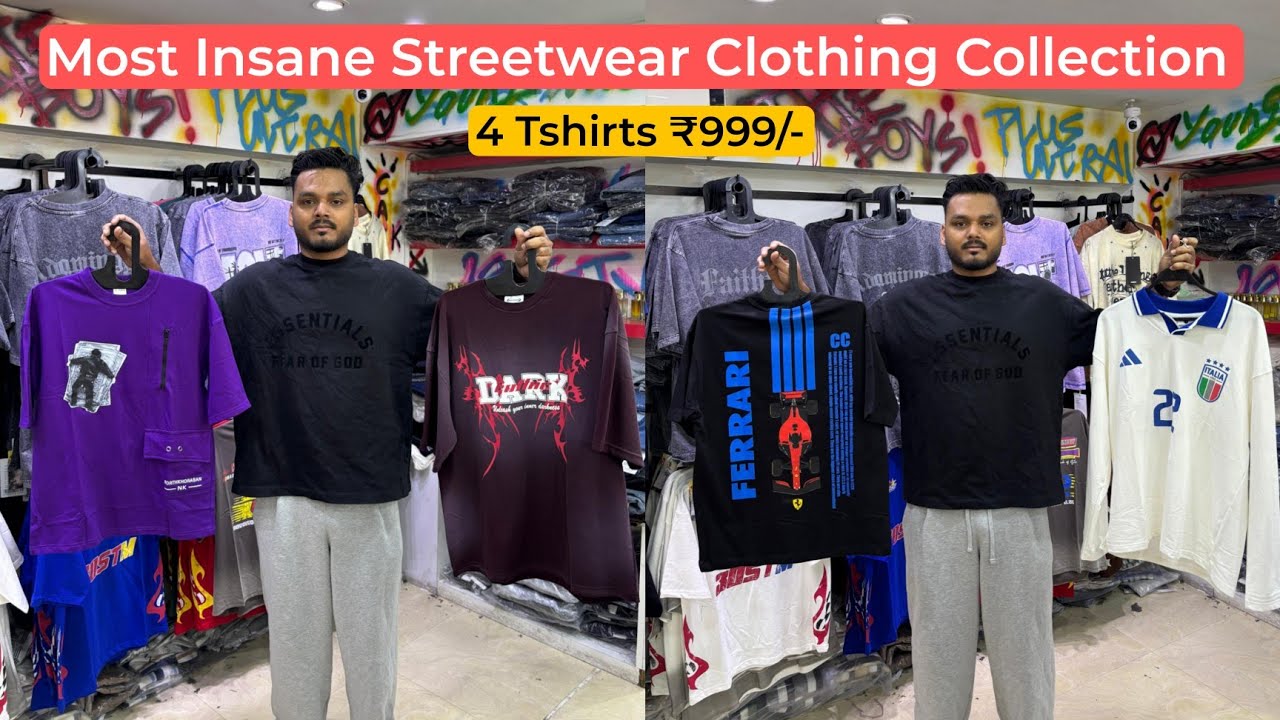 M&M Fashion | Unseen Streetwear Clothing | Affordable Price | 4 Tshirts ₹999/- | Puja Stock 😍
