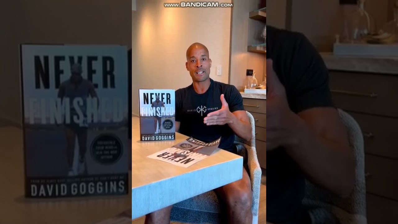 David Goggins New Book 📕 | Never Finished | #davidgoggins #neverfinished