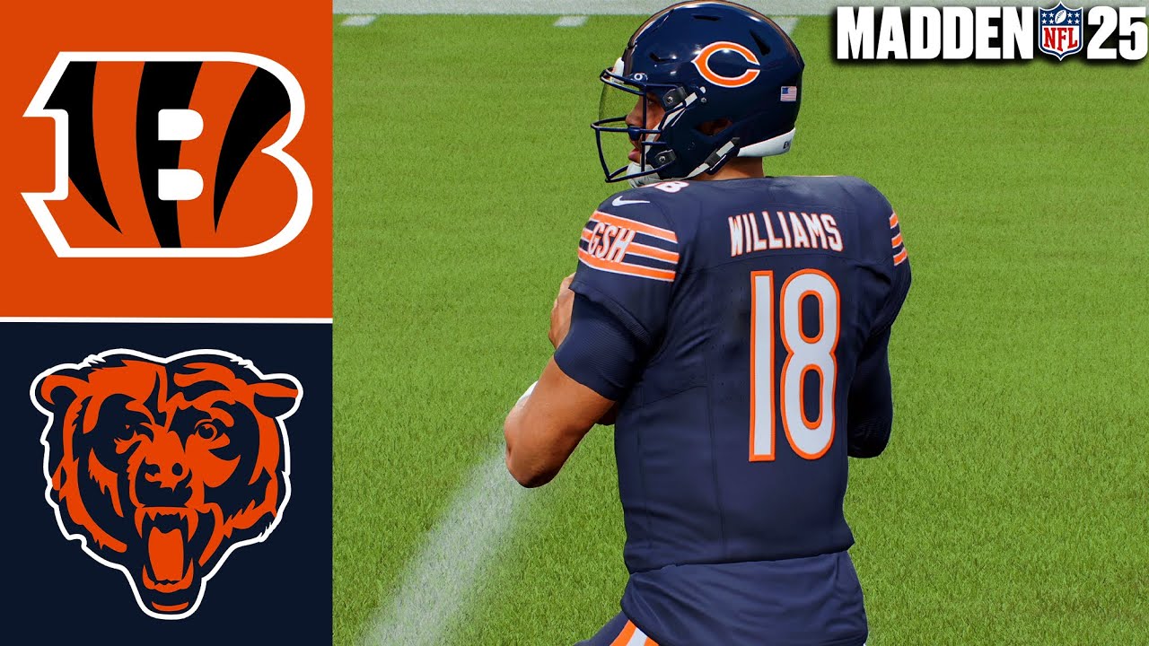 Bengals vs Bears (Caleb Williams) Preseason Week 2 | Madden 25 | Full Game Simulation