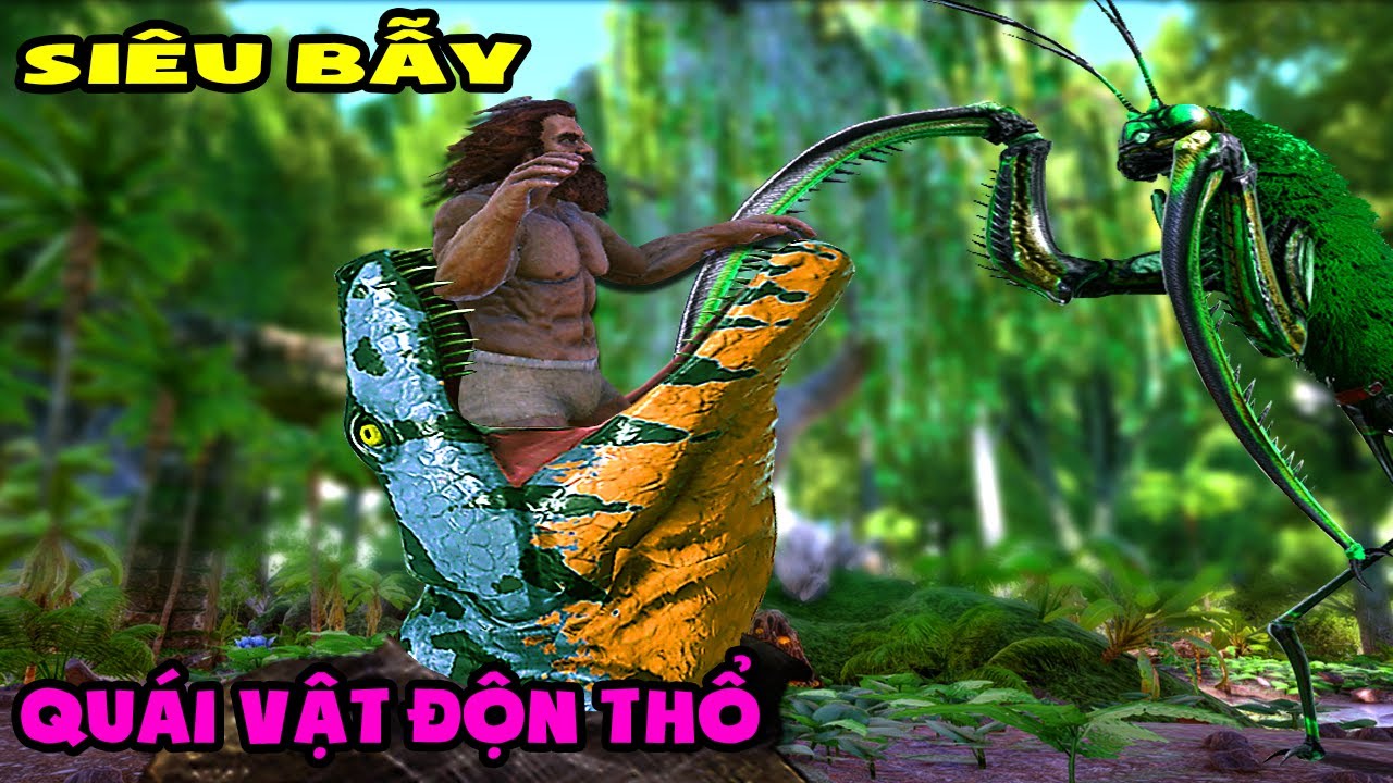 ARK Monster Hunter #27 MÌNH BẮT ĐƯỢC QUÁI VẬT ĐỘN THỔ SIÊU BẪY Eryops - TÝ TIỀN TỈ