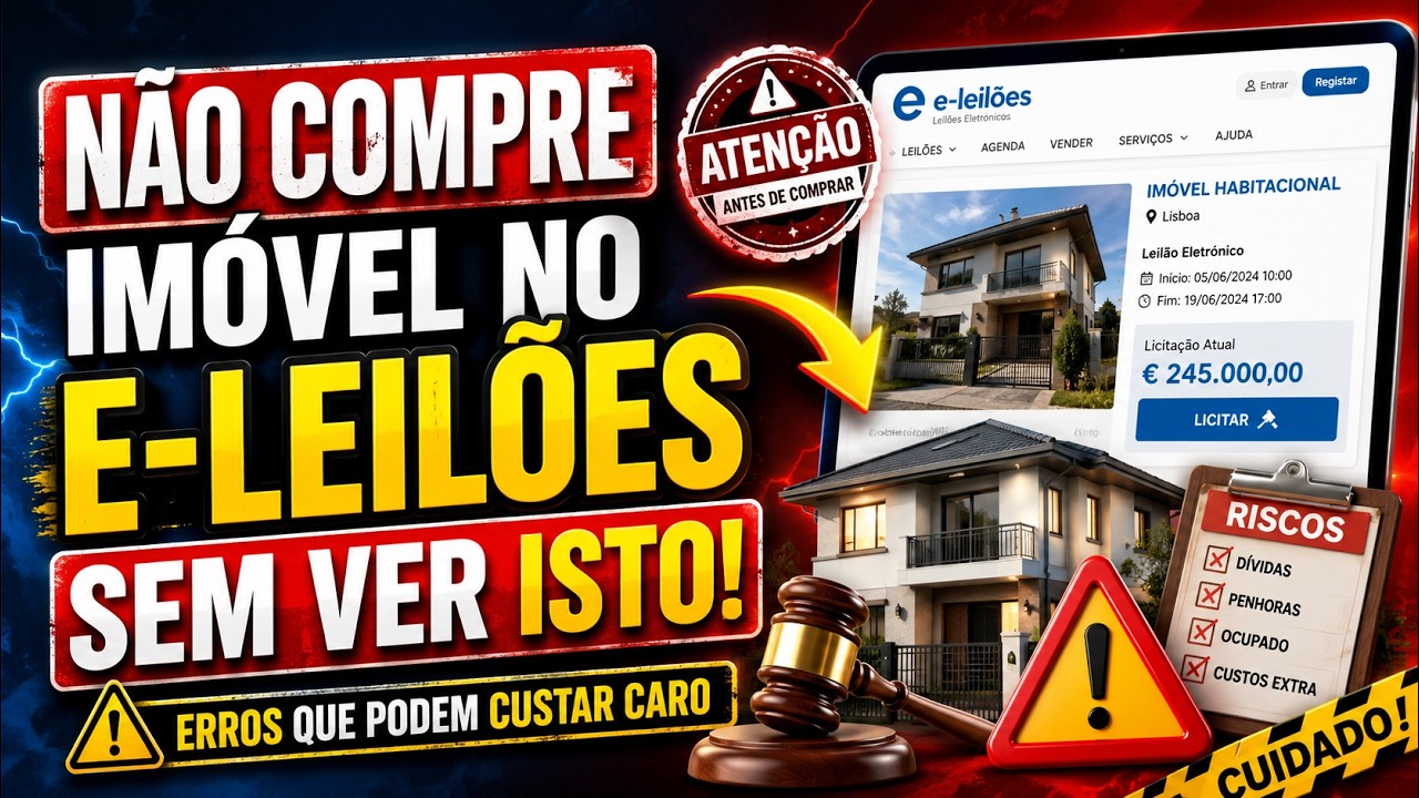 🚨🚨 Não compre nenhum imóvel no e-leilões sem antes ver este vídeo até ao fim!!!