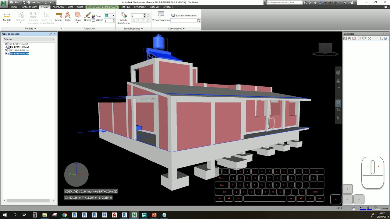 Gestión de modelos BIM con Navisworks