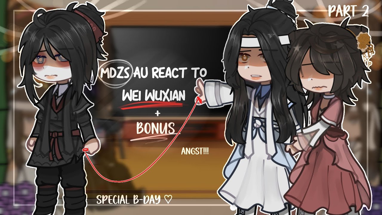 『MDZS React To Wei Wuxian 」//Request AU// Part 2// Special B-day♡//Angst�