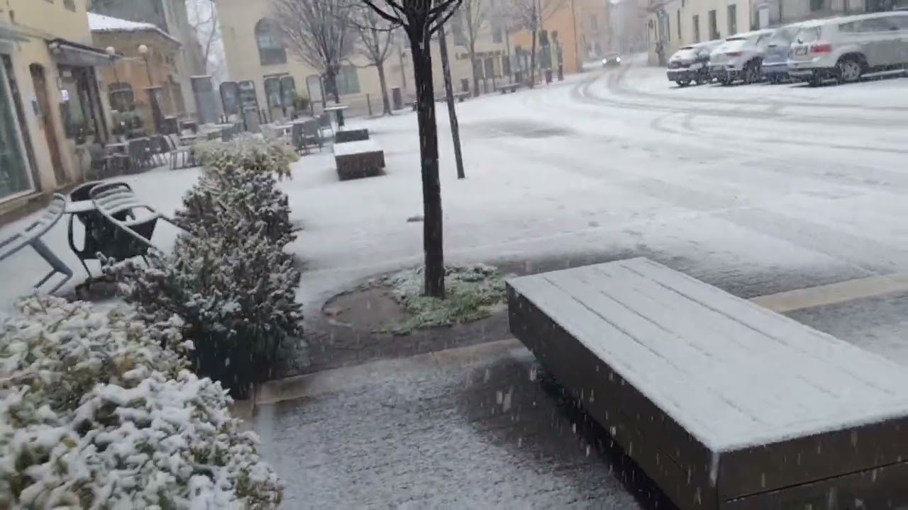 Valdagno Italy - Snow Fall 2023