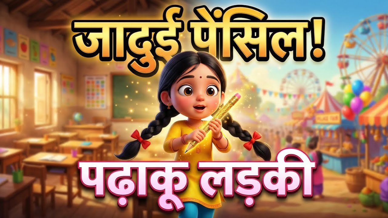 Jaduyi Pencil | Ek Padhaku ladki | Mehenati padhaku ladki