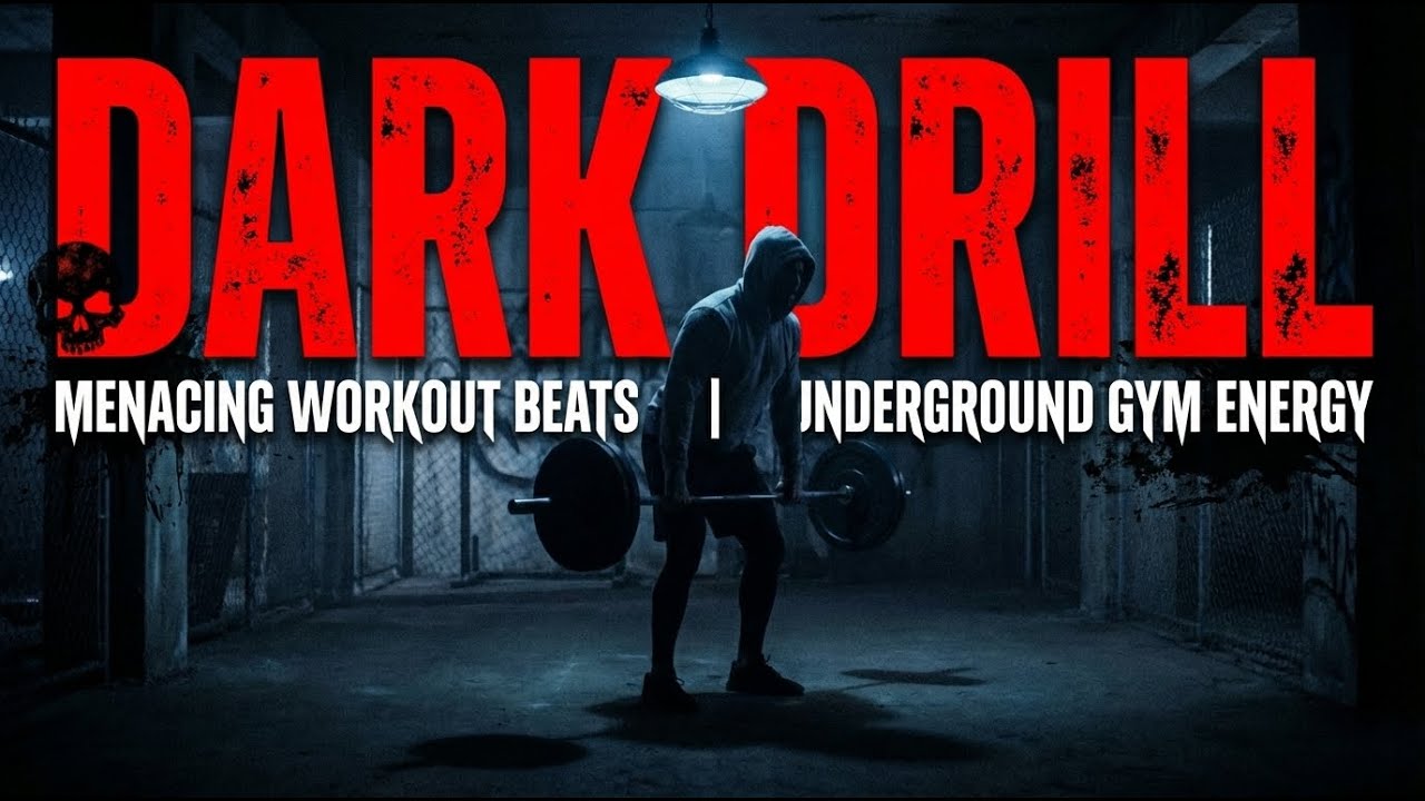 😈 DARK DRILL — Menacing Workout Beats | Underground Gym Energy 🖤