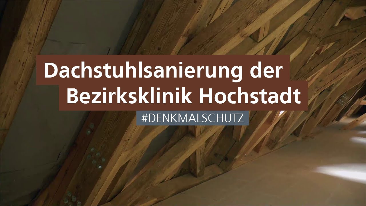 Dachsanierung in der Bezirksklinik Hochstadt