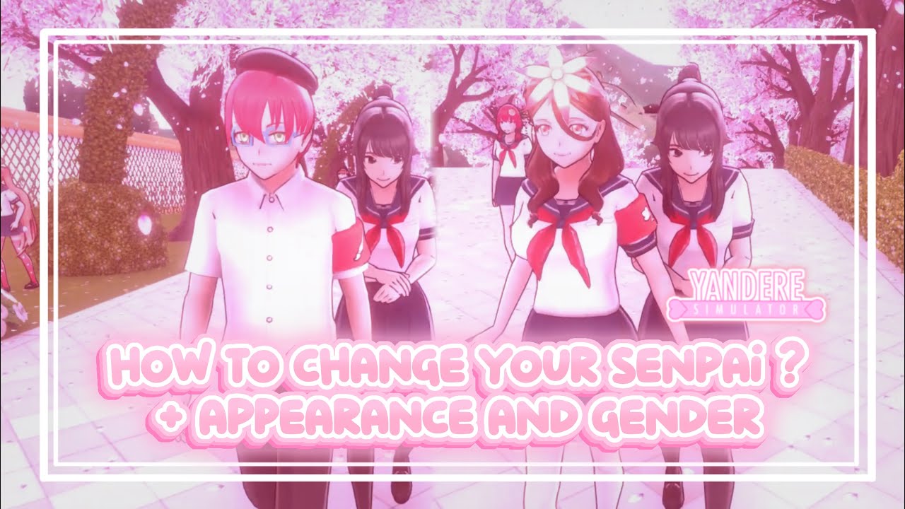 ⋆. 𐙚 how to change your senpai + appearance & gender ? [ 3K SUBS SPECIAL ] 𝜗𝜚˚⋆ | Yandere Simulator