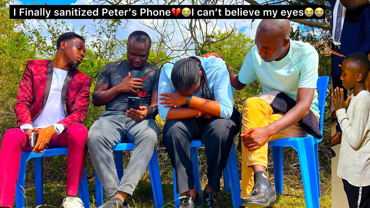 God😳I sanitized Peter’s phone💔This is the biggest ngono scandal ever seen😭Guess nini tulipata??😢