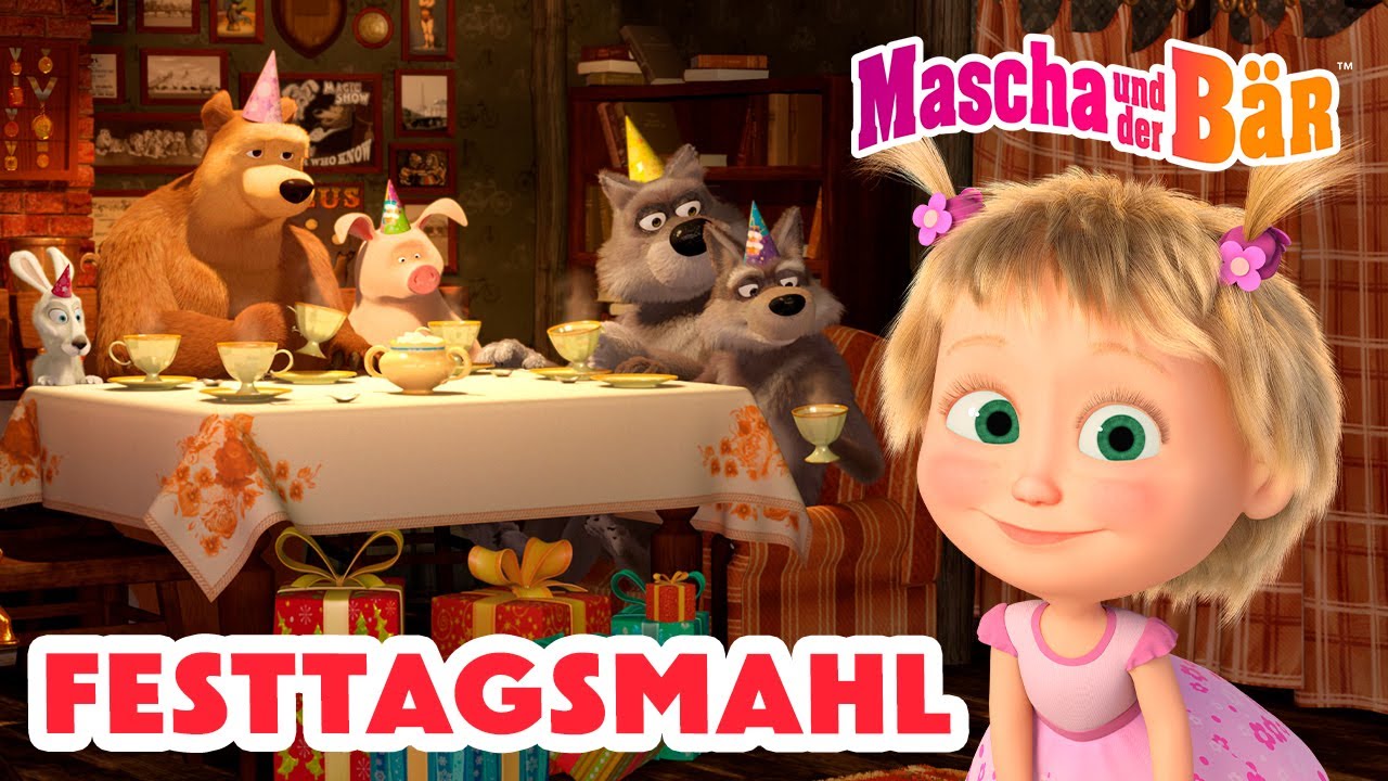 Mascha und der Bär 👧🐻 Festtagsmahl 🥗🥧 Episodensammlung 🎬 Masha and the Bear