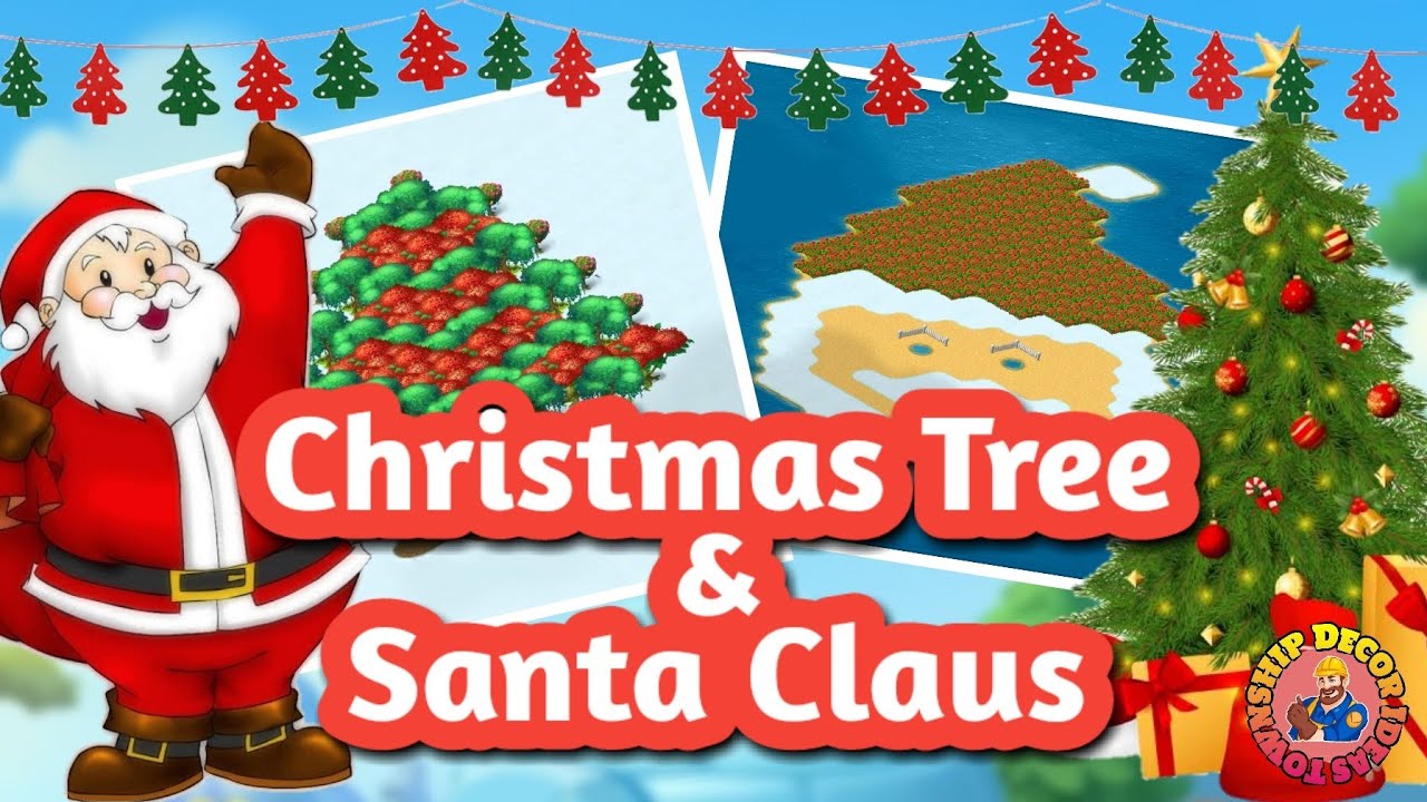 Christmas Tree 🎄 & Santa Claus Design 🎅 || Township Christmas Decoration Idea || Township ||
