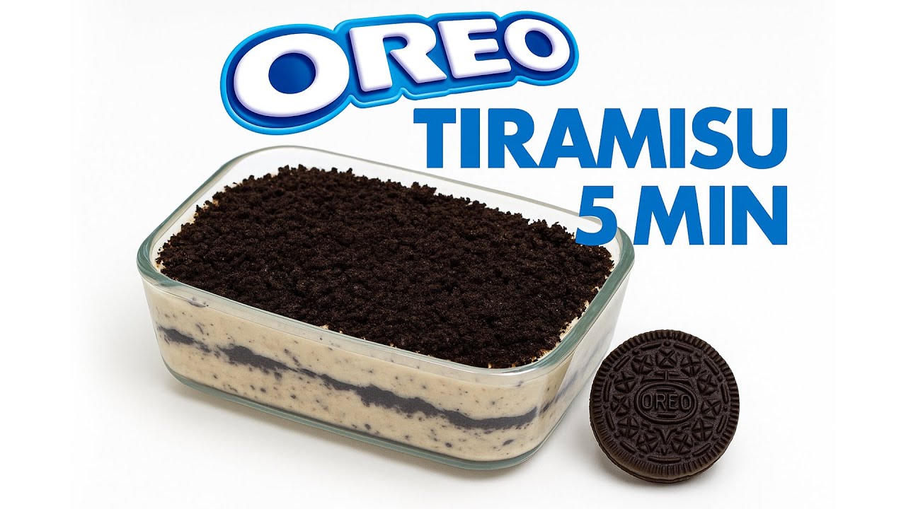 Oreo Tiramisu in 5 Minutes! Simple & Delicious