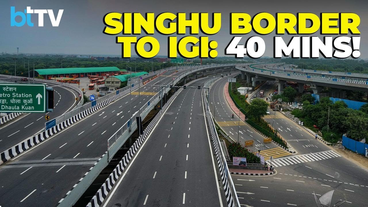 40 Minutes Drive Test On Delhi's 3rd Ring Road UER-2 | From Singhu Border To IGI Airport