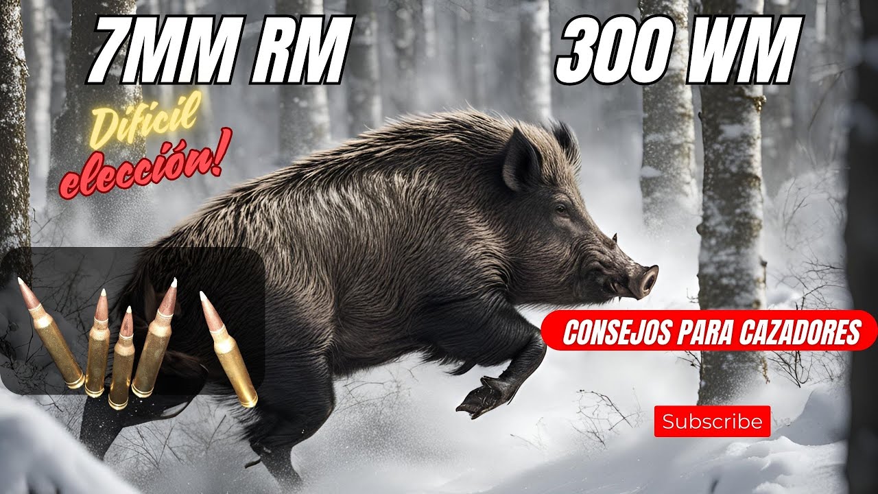 Comparamos el 7mm RM con el 300 WM - Ya no tendrás dudas con estos calibres.