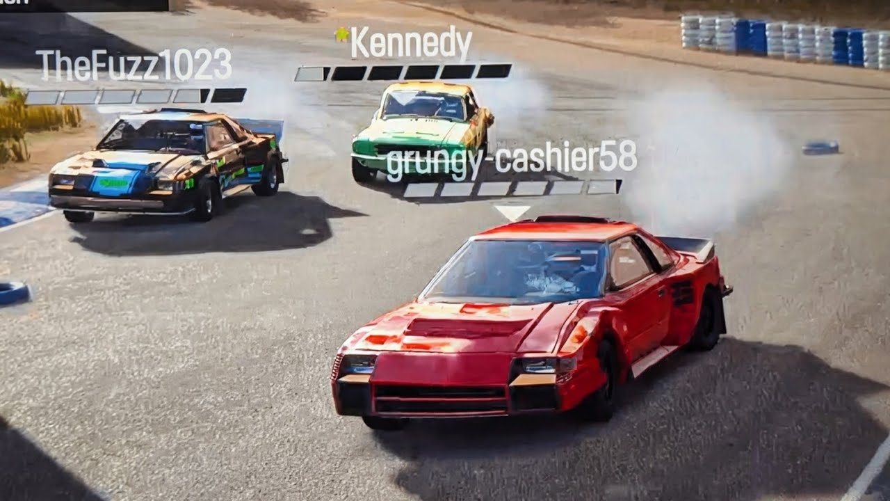 Last Lap Battle #wreckfest #wreckfestcrashcompilation #racing #1st #wreckfestgameplay #driving 