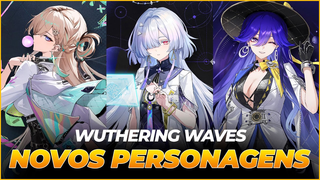 OS NOVOS PERSONAGENS DE WUTHERING WAVES! #wutheringwaves  #lahairoi