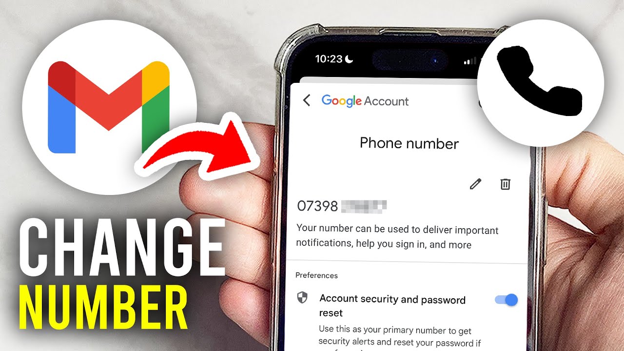 How To Change Gmail Phone Number On Mobile - Full Guide