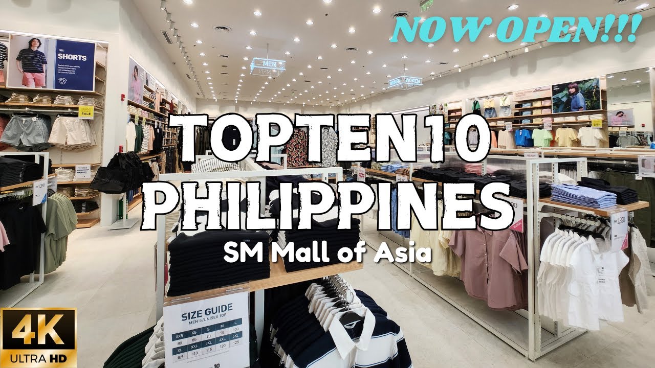 [4K] TOPTEN10 Philippines: South Korean fashion brand opening its first-ever store located at SM MOA