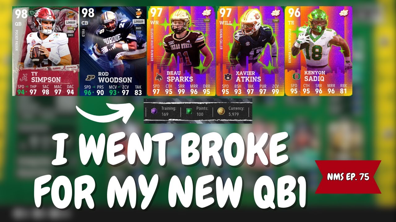 I SPENT EVERYTHING & CRASHED OUT IN H2H! SMH!! NMS EP. 75! College Football 26!